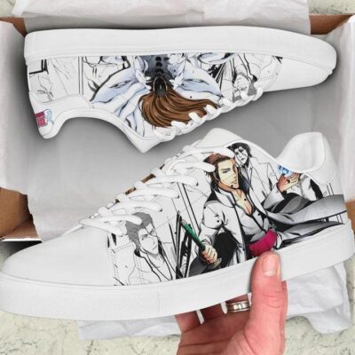 Sosuke Aizen Bleach Low Top Leather Stan Smith Shoes SST1445 1 Tennis Shoes