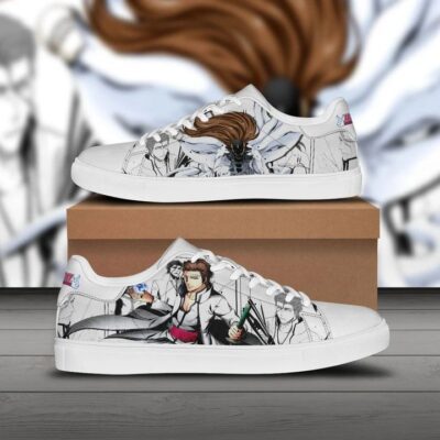 Sosuke Aizen Bleach Low Top Leather Stan Smith Shoes SST1445