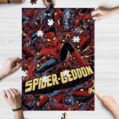 Spider Geddon Marvel Comics Spider Man Jigsaw Puzzle Game, Spider Geddon Marvel Comics Spider Man Gift, Spider Man Marvel Gift Puzzle Game 1 Spider Geddon Marvel Comics Spider Man Gift