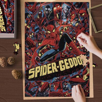 Spider Geddon Marvel Comics Spider Man Jigsaw Puzzle Game, Spider Geddon Marvel Comics Spider Man Gift, Spider Man Marvel Gift Puzzle Game