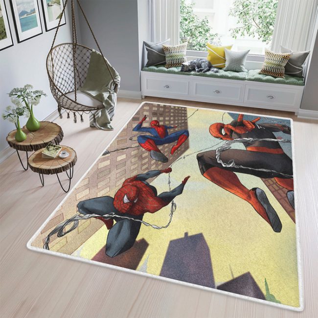 Spider Man Area Rug Living Room, 3 Spider Man, Spider Man No Way Home 2 ...