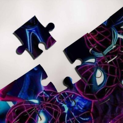 Spider Man Into the Spider Verse Movie Marvel Comics Neon Ver12 Gifts Lover Jigsaw Puzzle GameMarvel Spider Man Fan Gift Marvel Spider Man Lover Gift 4