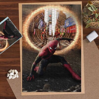 Spider Man Into the Spider Verse Movie Marvel Comics Ver10 Gifts Lover Jigsaw Puzzle Game