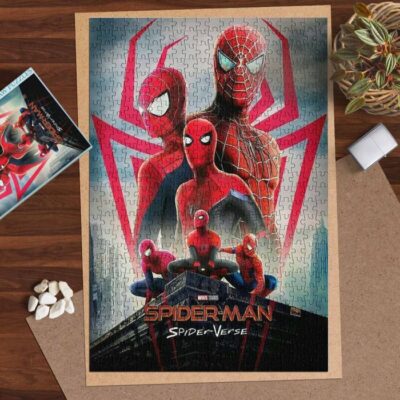 Spider Man Into the Spider Verse Movie Marvel Comics Ver11 Gifts Lover Jigsaw Puzzle Game