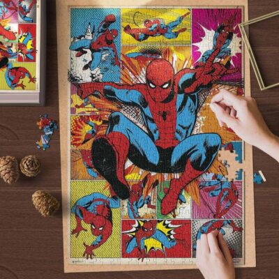 Spider Man Marvel Comicss Lover Jigsaw Puzzle Game, Spider Man Marvel Comics Fan Gift, Spider Man Marvel Comics
