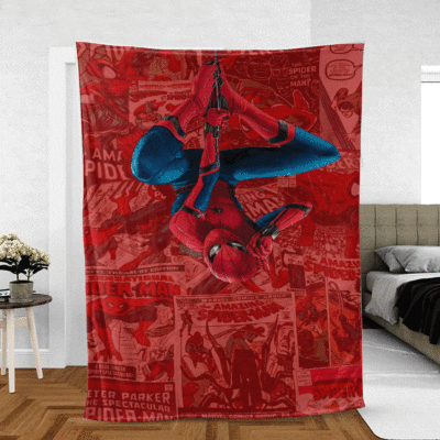 Spider Man No Way Home 2021 Comics Christmas Gift Comfy Sofa Throw Blanket Gift 1