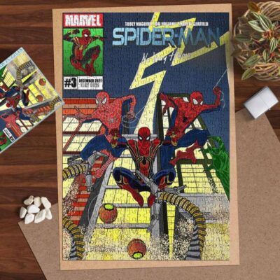 Spider Man No Way Home Movie Marvel Comics Ver22 Gifts Lover Jigsaw Puzzle Game