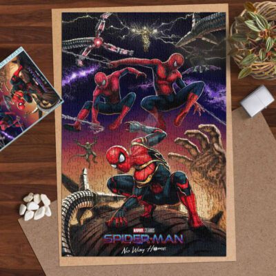 Spider Man No Way Home Movie Marvel Comics Ver3 Gifts Lover Jigsaw Puzzle Game