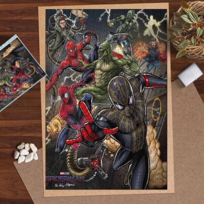 Spider Man No Way Home Movie Marvel Comics Ver8 Gifts Lover Jigsaw Puzzle Game