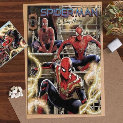 Spider Man No Way Home Movie Marvel Comics Ver9 Gifts Lover Jigsaw Puzzle Game