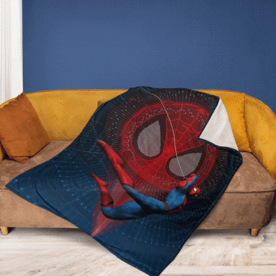Spider Man is here Marvel Comics Ver2098 Gift Lover Comfy Sofa Throw Blanket Gift 2