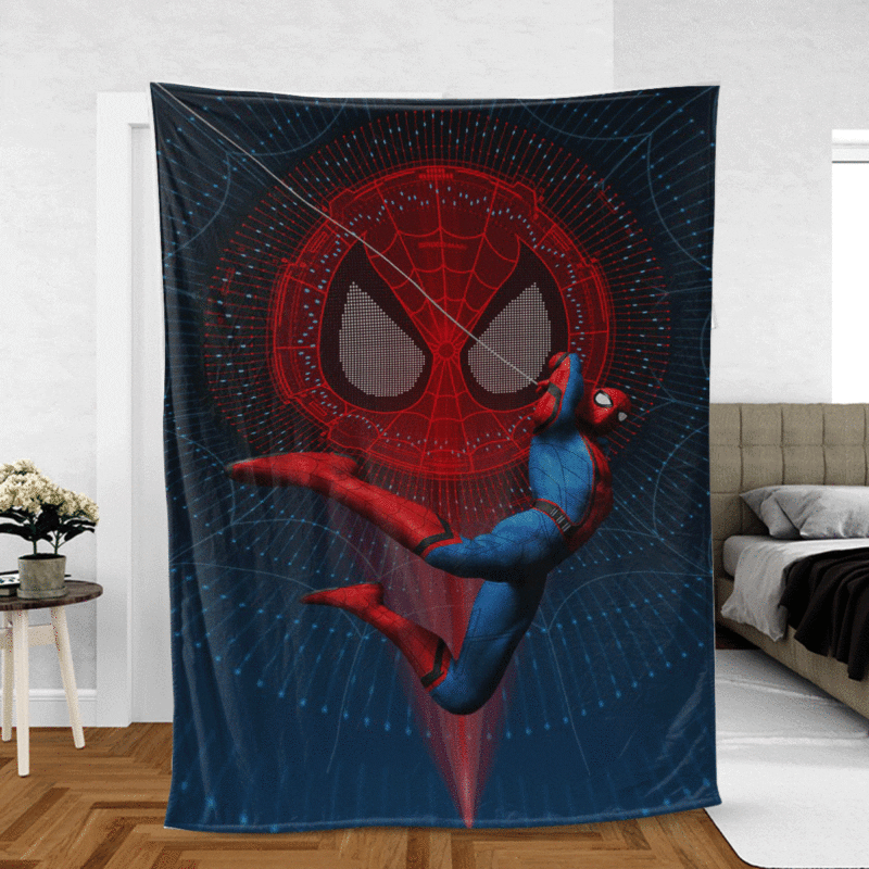 Spider-Man is here! Marvel Comics Ver2098 Gift Lover Comfy Sofa Throw Blanket Gift