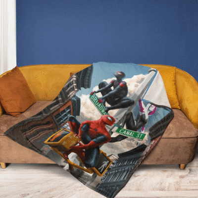 Spider-man Star Miles Morales Spider-gwen Go Home Series Comics Gift Lover Comfy Sofa Throw Blanket Gift 2 Spider man Star Miles Morales Spider gwen Go Home Series Comics Gift Lover Comfy Sofa Throw Blanket Gift 2