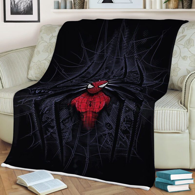 Spider-man Logo Comfy Sofa Throw Blanket Gift