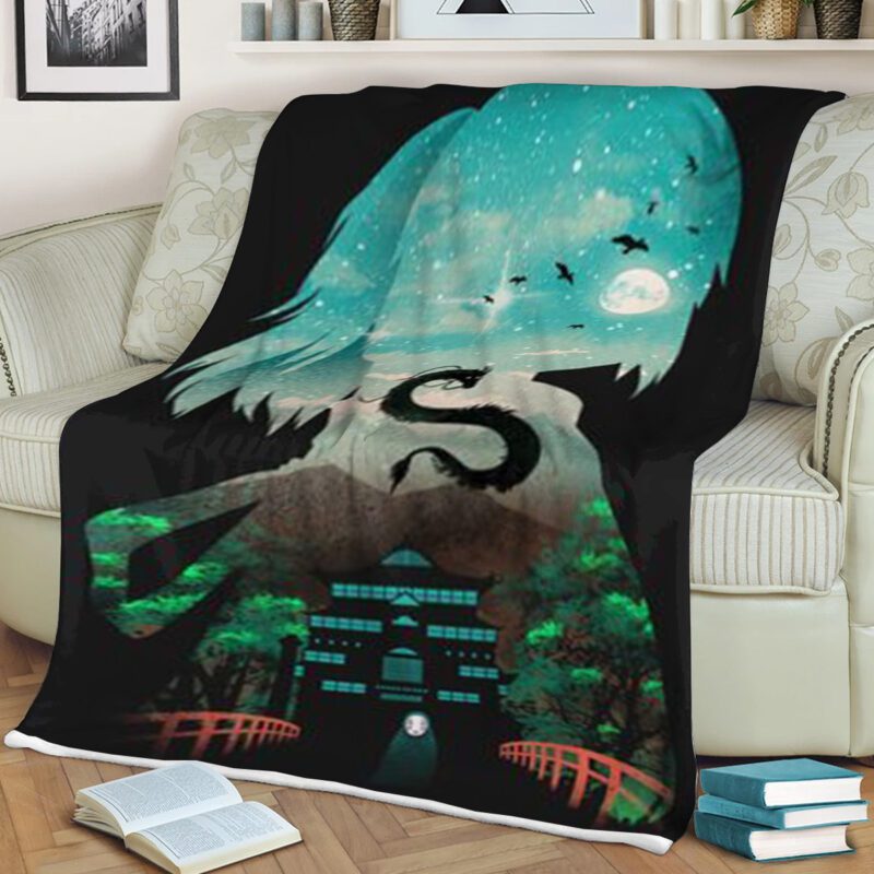 Chihiro Spirited Away Studio Ghibli Comfy Sofa Throw Blanket Gift