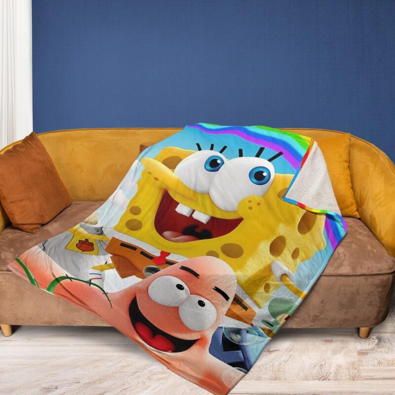 Patrick Star SpongeBob Comfy Sofa Throw Blanket Gift