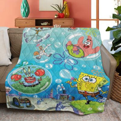 SpongeBob SquarePants Blanket Gift For Fan SpongeBob SquarePants Blanket 2