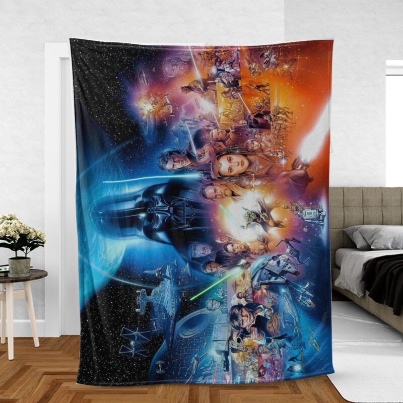 Star Wars All Character Yoda Comfy Sofa Throw Blanket Gift