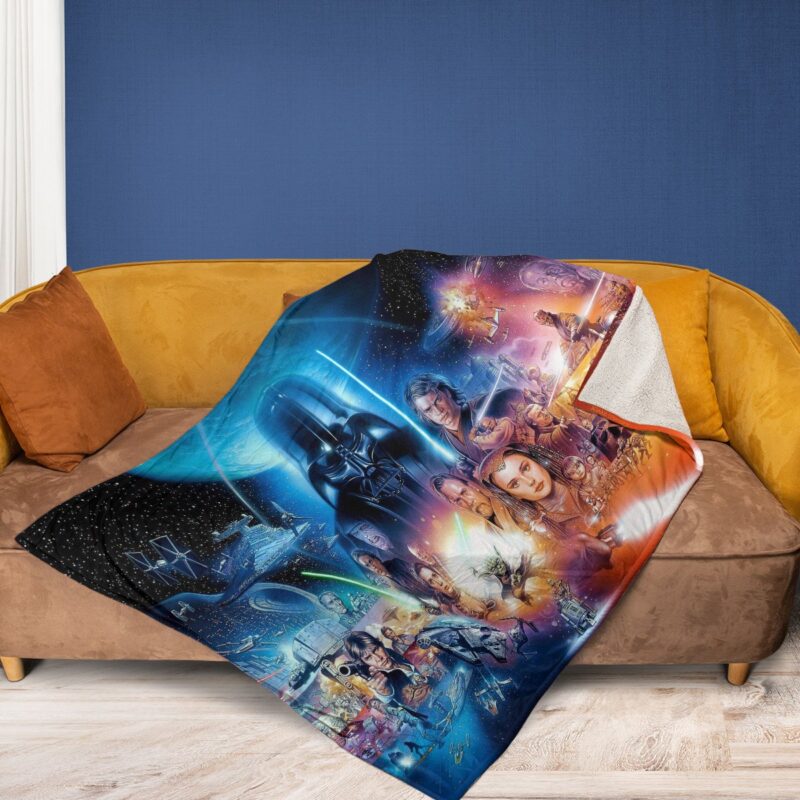 Star Wars Fleece Blanket Gift For Fan