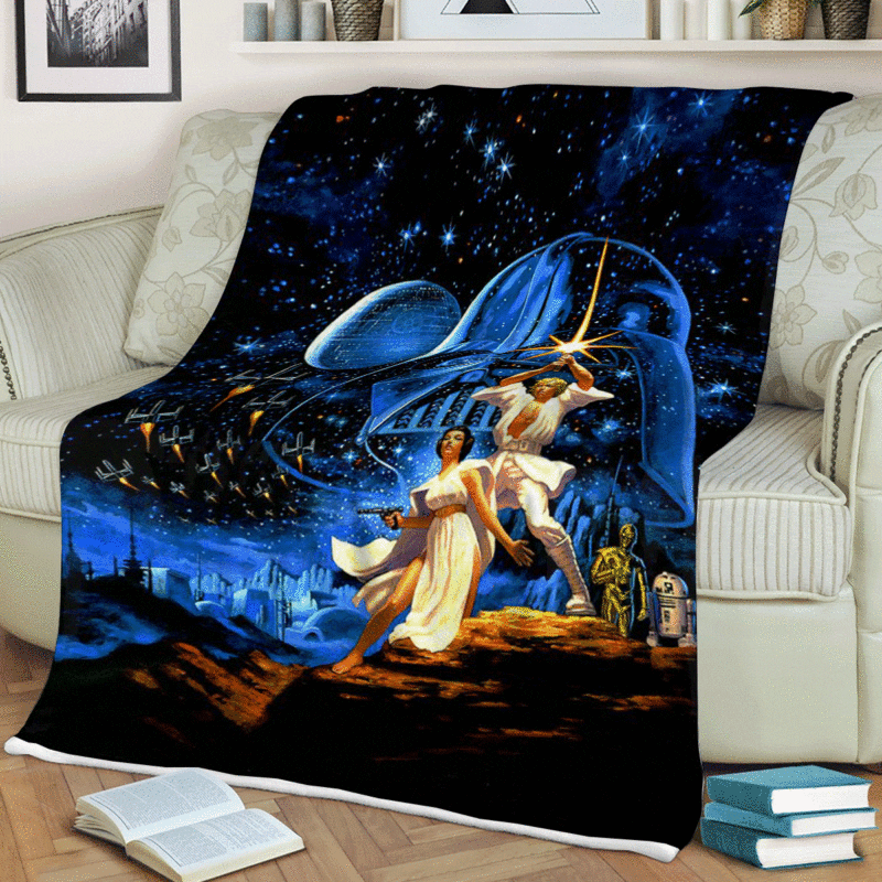 Star Wars Movies 456 Christmas Gift Comfy Sofa Throw Blanket Gift