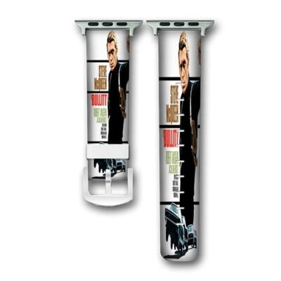 Steve Mc Queen Bullitt Ford Mustang Custom New Apple Watch Band Genuine Wrist Band Replacement