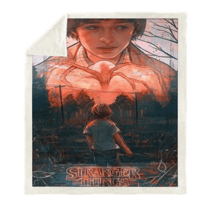 Stranger Things Tv Series 22 Fleece Blanket
