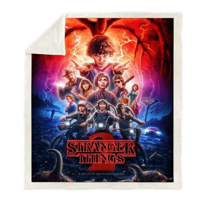 Stranger Things Tv Series 28 Fleece Blanket
