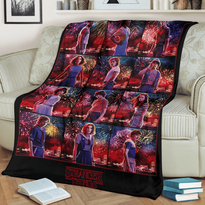 Stranger Things Tv Series 29 Fleece Blanket