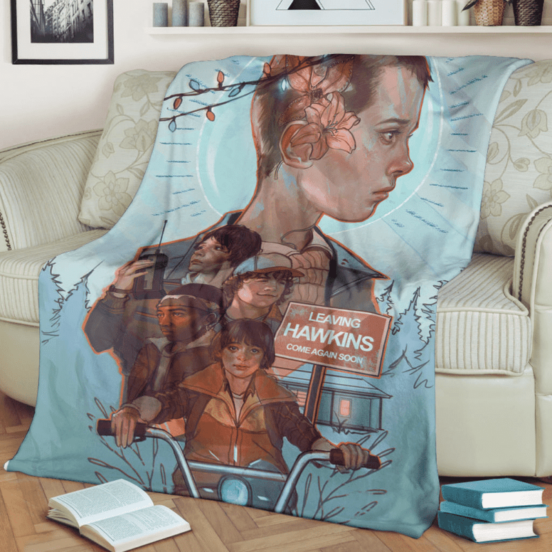 Stranger Things Tv Series 30 Fleece Blanket