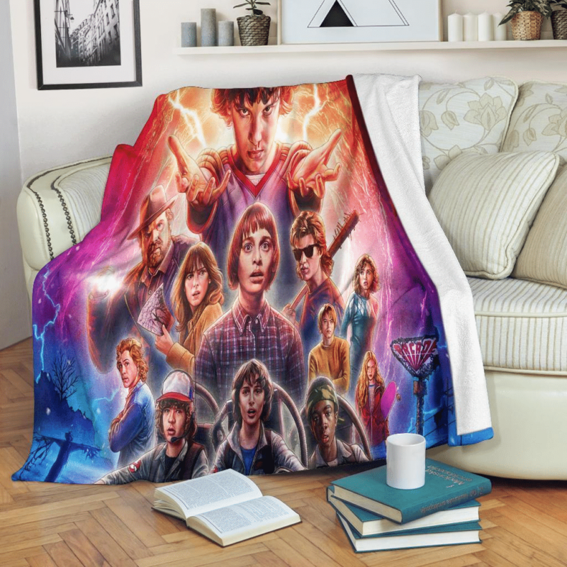 Stranger Things Tv Series 31 Fleece Blanket
