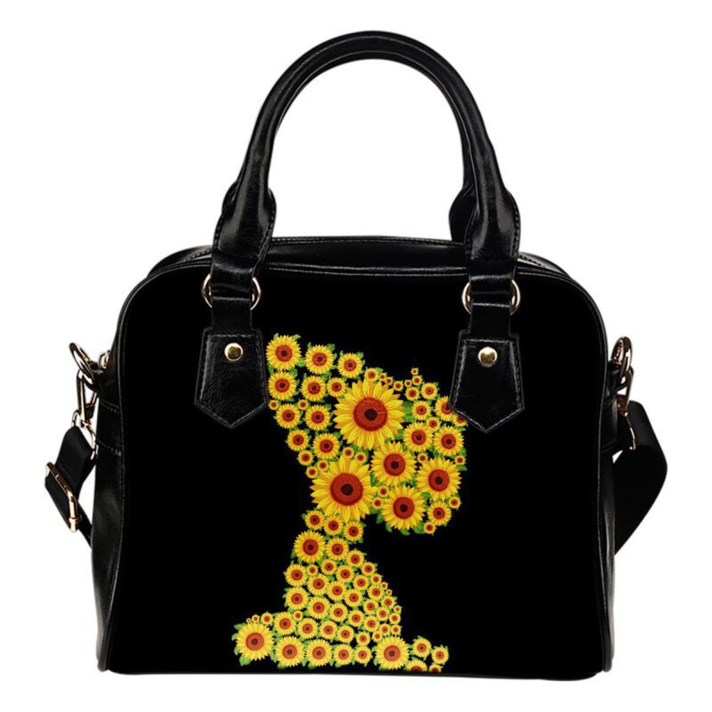 Sunflower Snoopy Lady Leather Shoulder Hand Bag SB0088