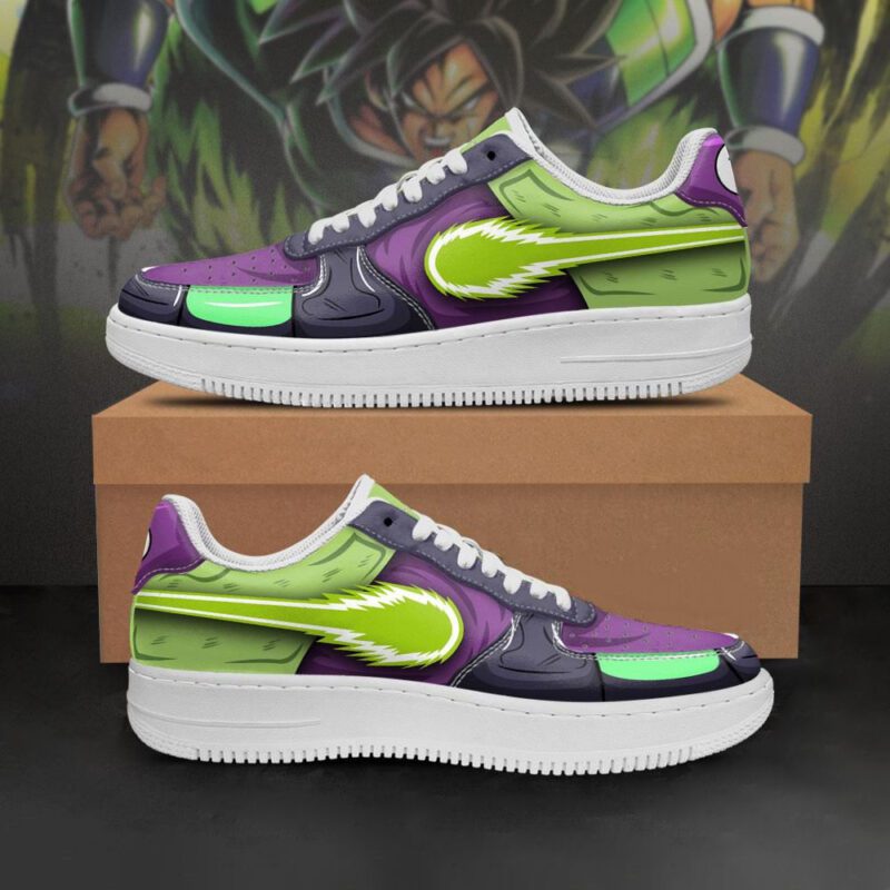 Super Broly Air Force 1 Sneakers Custom Skill Dragon Ball Anime Shoes