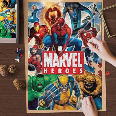 Super Hero Marvel Comics Gifts Lover Jigsaw Puzzle GameSuper Hero Marvel Comics Fan Gift 2