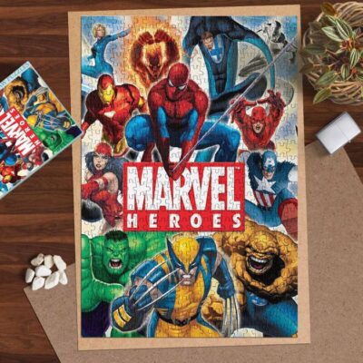 Super Hero Marvel Comics Gifts Lover Jigsaw Puzzle Game