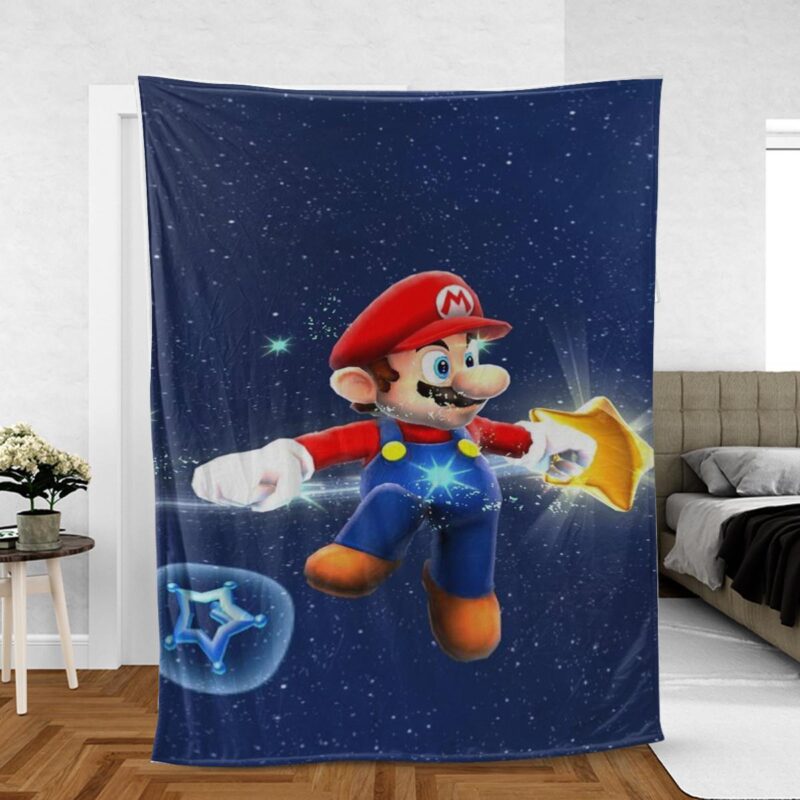 Super Mario Collection Premium Comfy Sofa Throw Blanket
