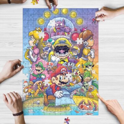 Super Mario Hot Game Gifts Lover Jigsaw Puzzle Game