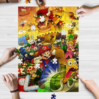 Super Mario Hot Game Gifts Lover Jigsaw Puzzle Game