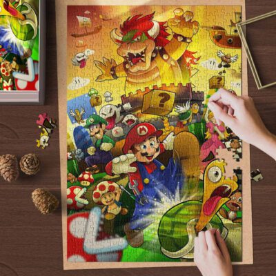 Super Mario Lucky Game Ver8 Gift Puzzle GameSuper Mario Fan Gift 2