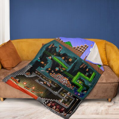 Super Mario Nintendo Super Mario Nintendo Gift For Fan Comfy Sofa Throw Blanket Gift 2