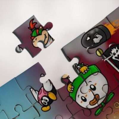 Super Mario Party Jigsaw Puzzle Game Super Mario Video Game Fan Gift 3