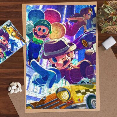 Super Marios Lucky Games Gifts Lover Jigsaw Puzzle Game