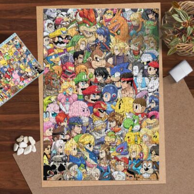 Super Smash Bros Clash of Legends Jigsaw Puzzle Game