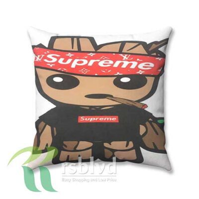 Supreme Groot Wallpaper Custom Pillow Case Cover