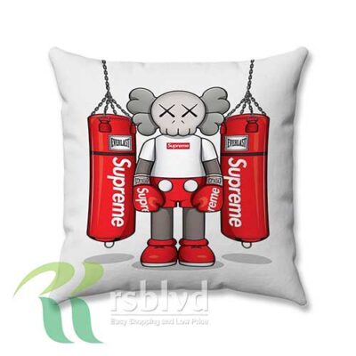 Supreme Kaws Wallpaper Custom Pillow Case Cover