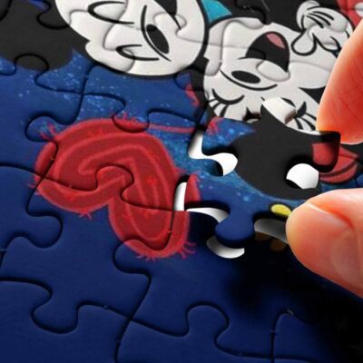 Sweet Love Of Mickey Couple Cartoon Disney Ver2 Gifts Lover Jigsaw Puzzle GameMickey Mouse Fan Gift 3