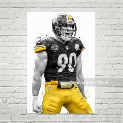T. J. Watt Pittsburgh Poster