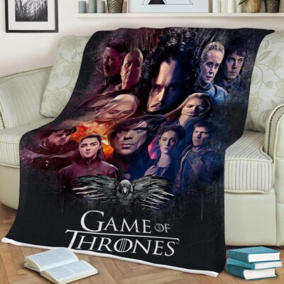TV Series Game of Thrones 5 Fan Gift TV Series Game of Thrones Gift For Fan Comfy Sofa Throw Blanket Gift 2