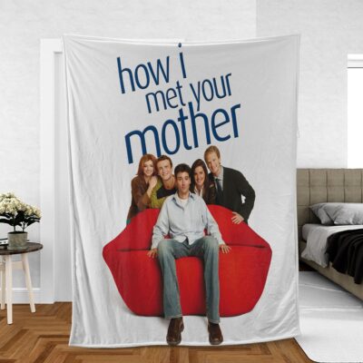 TV Series How I Met Your Mother Gift For Fan Comfy Sofa Throw Blanket Gift