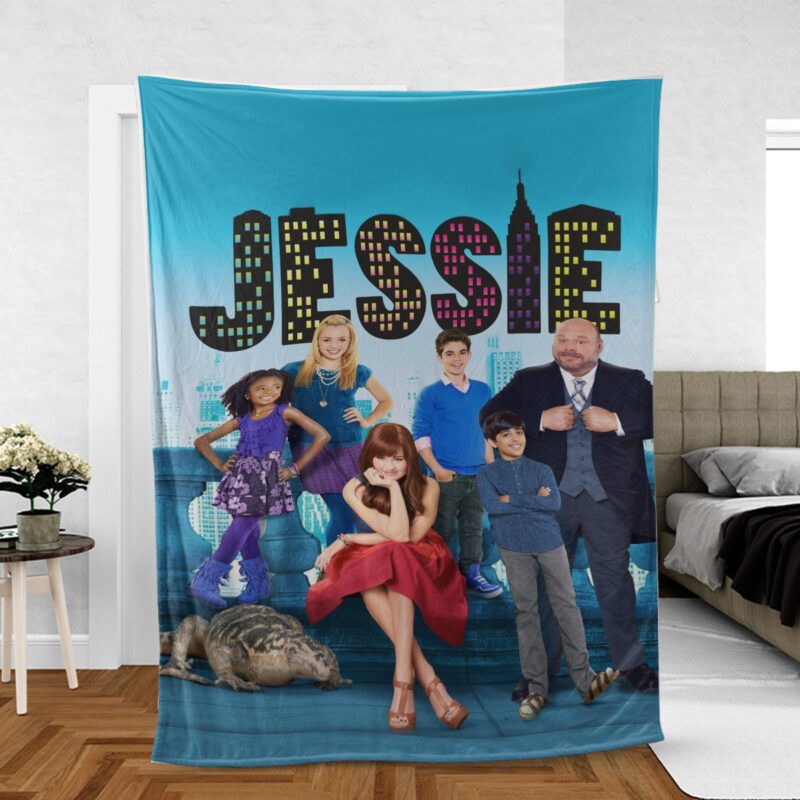 TV Series Jessie TV Show Gift For Fan Comfy Sofa Throw Blanket Gift