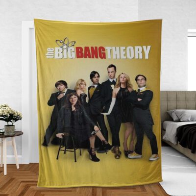 TV Series The Big Bang Theory Gift For Fan Comfy Sofa Throw Blanket Gift